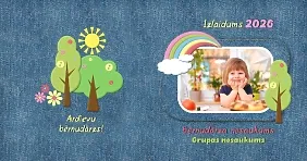 Bērnudārza absolventu fotogrāmatas veidne