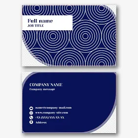 Abstract business card template