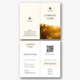 Equestrian Club business card template