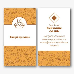 Bakery business card Template