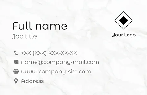 Tombstone Manufacturer's business Card Template