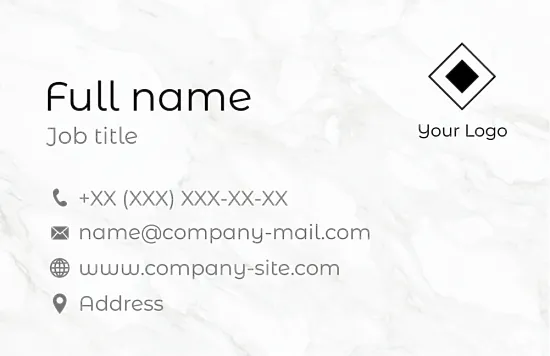 Tombstone Manufacturer's business Card Template