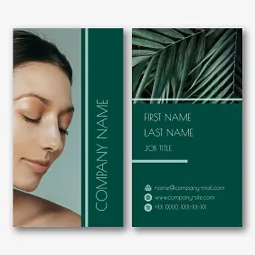 Cosmetologist's business card template