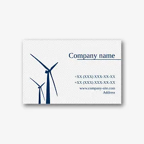 VES company business card template