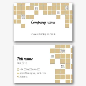 Tile Maker's business card template