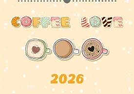 Coffee Calendar Template 