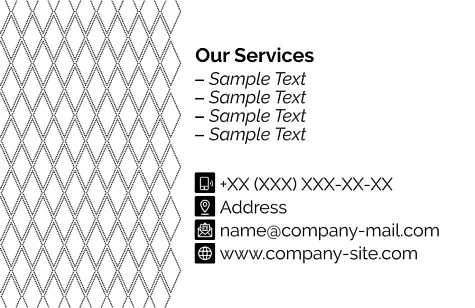 Funeral home business card template