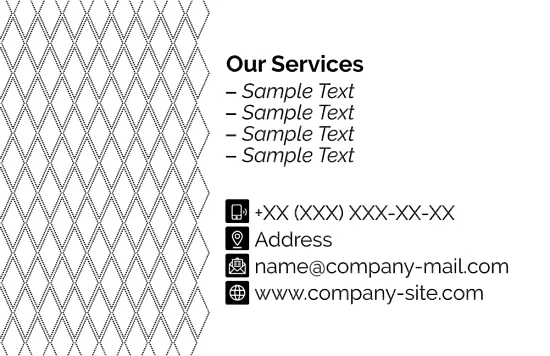 Funeral home business card template