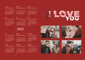 Mīļotāju kalendāra veidne