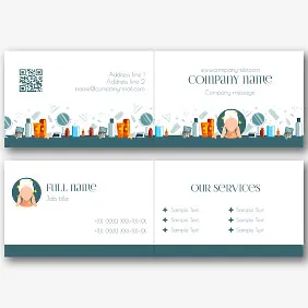 Cosmetology Center business card template