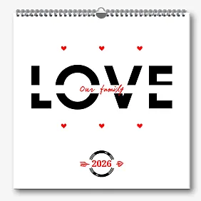 Our Family Calendar template