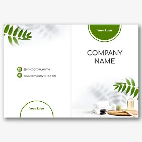Spa Center Paper Folder Template