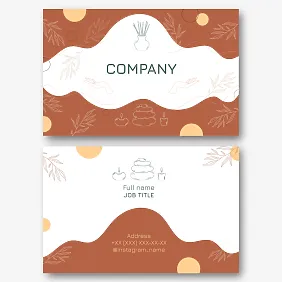 Beauty salon business card template