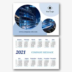 Real Estate Company Calendar Template