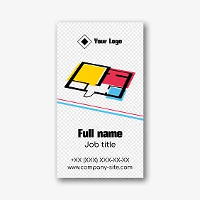 Interior designer business card template