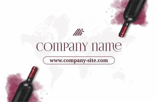 Wine Business card template 
