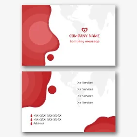 Medical Center business card template