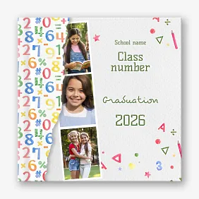 Junior School Graduate Photo Book Template