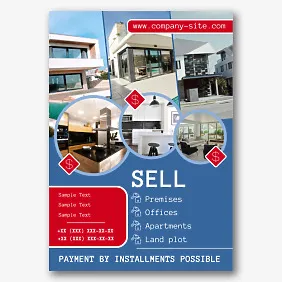 Real Estate Agency Poster Template
