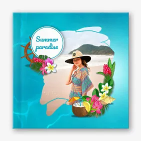 Summer Vacation photo book template