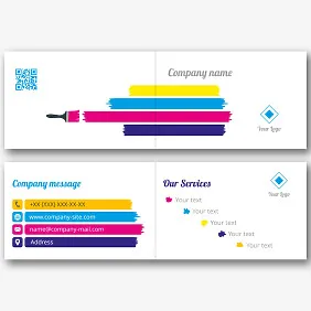 Painter's business card template